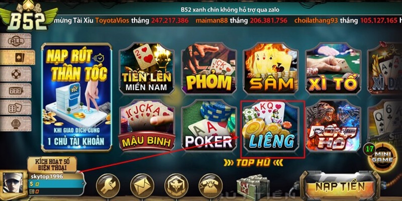 Trang Chủ B52 Đánh Bài Đổi Thưởng Online
